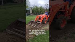 Pit bike track grader [upl. by Latty]