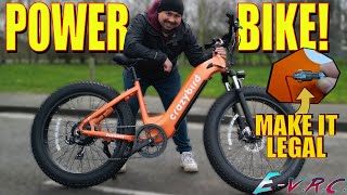 This POWERFUL Ebike is Legal in one CLICK  Crazybird Jumper Review [upl. by Nahc]