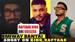 Emiway Bantai Angry On RAFTAAR KING amp On DISS CULTURE  Emiway Bantai LIVE [upl. by Woodring]