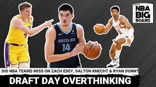 Did Overthinking Impact the Draft Clingan vs Edey Knecht’s Drop and Dunn’s Offensive Growth [upl. by Creath160]