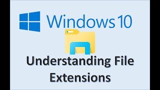 Computer Fundamentals  File Extensions amp Types  How to Show amp Change Files Extension in Windows 10 [upl. by Anoiuq]