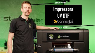 Impressora UV DTF  Instalada na Stamp Idéias de Curitiba PR [upl. by Savannah227]