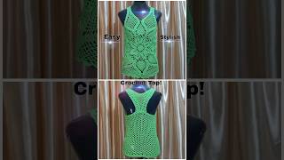 Crochet a Trendy Summer Top in no time EasytoFollow Tutorial tutorial 36short [upl. by Nelie]