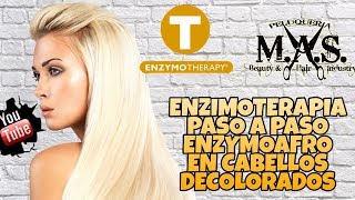 ENZIMOTERAPIA Repara y Alisa tu cabello de forma Natural Tratamiento Enzymotherapy Sublime [upl. by Beale]