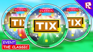 EVENT How to get ALL 10 TIX amp TICKET BADGES in A DUSTY TRIP THE CLASSIC  Roblox [upl. by Roots761]