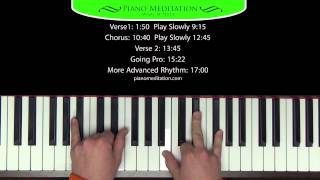 Indescribable  Chris Tomlin  How to Play on Piano  E [upl. by December209]