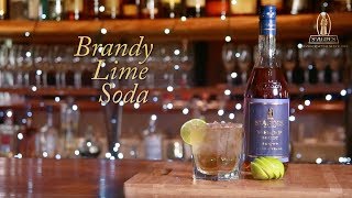 How to make a Brandy Lime and Soda  St Agnes Brandy Cocktail Recipes [upl. by Tolecnal615]