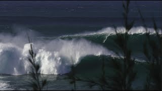 Biggest Waves of the Year Kai Lenny  RAW footage [upl. by Llerref]