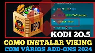 🚨🔥Top kodi Nova atualização 205  Como configurar e instalar o vikings 2024 kodi mais vikings [upl. by Adnahsed]