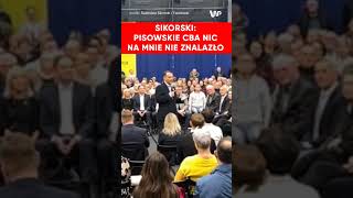 Sikorski Pisowskie CBA nic na mnie nie znalazło co mam na piśmie [upl. by Boccaj]