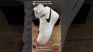 Air Force 1 07 Mid LV8 Utility Shadow Gray White Black CV3039 108 [upl. by Ylil244]