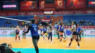 Ateneo Lady Eagles Free Spiking vs San Sebastian [upl. by Norrabal]