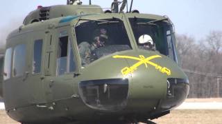 Restored Vietnam UH1H Huey Helicopter First Flights [upl. by Akram471]