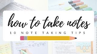 How to take efficient and neat notes  10 note taking tips  studytee [upl. by Ednew]