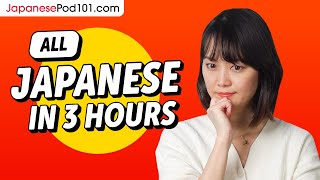 Learn Japanese in 3 Hours  ALL the Japanese Basics You Need [upl. by Alf347]