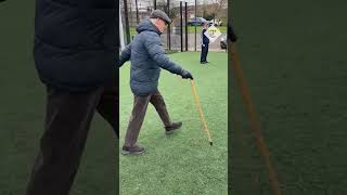 84yearold exfootballer with Alzheimers shows off skills [upl. by Gerstein285]