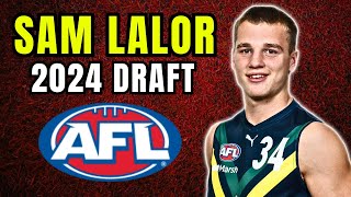 Sam Lalor Focus  2024 AFL Draft [upl. by Alaehs]