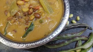 Avarai Kottai Katharikai Kootu Kulambu Salem Special Recipe Gowri Samayalarai [upl. by Natalya935]