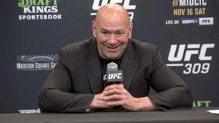 Dana White PostFight Press Conference  UFC 309 [upl. by Yehc]