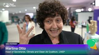 Meet Martina Otto UNEP at COP29 [upl. by Yanal]