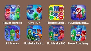 PJ Masks Hero Academy  PJ Masks PowerHeroes  PJ Masks Super City Run  PJ Masks Heroes Talks [upl. by Aikahs229]