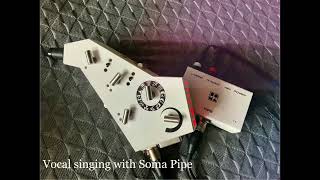 Vocal sound healing with Soma Pipe soundhealing somapipe [upl. by Eyllom]