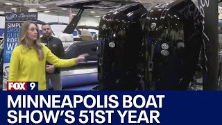 Minneapolis Boat Show at Minneapolis Convention Center this weekend [upl. by Suirtemid]