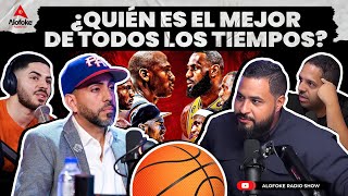 ¿MICHAEL JORDAN O LEBRON JAMES EL MEJOR DE LA NBA  PLAYMAKER VS JORGE MOTA ALOFOKE RADIO LIVE [upl. by Acira232]