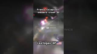 Franco Colapinto bate no Q2 do GP de Las Vegas 2024 lasvegasgp francocolapinto f1shorts [upl. by Notsirk]