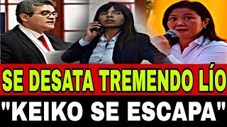 ÚLTIMO ¿KEIKO SE FUGA SE ARMA UN CAOS  NOTICIAS DE PERÚ [upl. by Tal491]