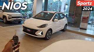 Hyundai Grand i10 Nios Sportz Variant 2024 😍 Hyundai Nios Reallife Review ❣️ [upl. by Hancock]