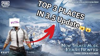 Top 3 Places In 35 Update In Pubg Mobile Global😱  Mamtech Gaming [upl. by Meng456]