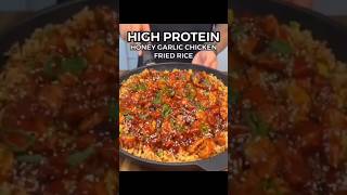 Honey Garlic Chicken Fried Rice High Protein Healthy Meal Lunch Prep Dinner Prep Healthy [upl. by Yra]