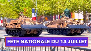 Paris France  Fête Nationale du 14 Juillet  Bastille Day Défilé  4K HDR 60 fps [upl. by Aidyl]