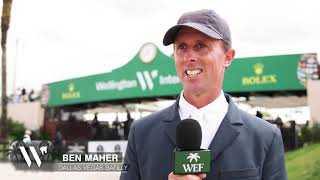 Ben Maher Bests the Rest in Adequan® WEF Challenge Cup Round 7 [upl. by Hollis]