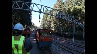 黒部峡谷鉄道 出平駅に到着するDL牽引 関電専用列車 [upl. by Tutankhamen]