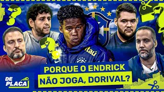 quotPARECE QUE O DORIVAL NÃO CONFIA NO ENDRICK MAS CONVOCA PORQUE O TORCEDOR QUER ELE NA SELEÇÃOquot [upl. by Llerihs223]