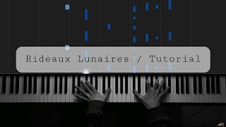 Chilly Gonzales  Rideaux Lunaires  Piano Tutorial [upl. by Liborio]