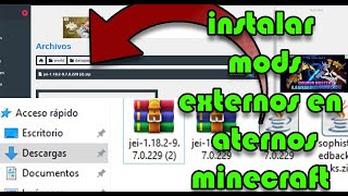 💥COMO INSTALAR MODS EN MINECRAFT🔥 TODAS LAS VERSIONES [upl. by Atsiuqal461]