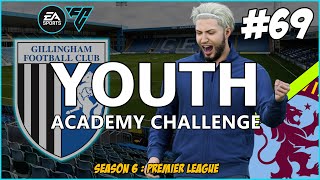 GILLINGHAM  YOUTH ACADEMY CHALLENGE  CHAMPIONS LEAGUE BOUND   EA FC  SEASON 6  EPISODE 69 [upl. by Raddie]