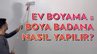 Ev Boyama amp Boya Badana Nasıl Yapılır  Profesyonel Boya 05511081885 [upl. by Kittie]