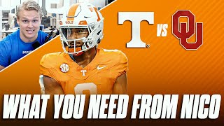 What Does Tennessee Vols QB Nico Iamaleava To Beat Oklahoma Sooners In SEC Prime Time CLASH [upl. by Larrie]