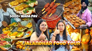 Rs40 Unlimted Punjab Street Food  WadaPav Burgers Mexican Food [upl. by Dnalram628]