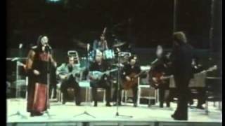 Mikis Theodorakis 1974 Ausschnitte aus dem Konzert im Karaiskakis Stadion Athen 1 3 [upl. by Naillimxam]