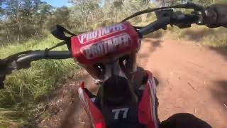 Dirt Bike riding in Australia gap creek moto Trails and MX track PT2 [upl. by Notyarb967]