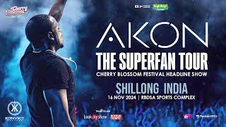 AKON SUPERFAN TOUR SHILLONG [upl. by Eidnarb]