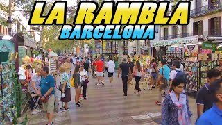 LA RAMBLA  Barcelona 4k [upl. by Uri]