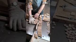 Wood knife handle making process Good tools and machinery can increase work efficiency [upl. by Allicerp]