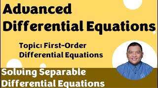 Solving Separable Differential Equations1 II FirstOrder Differential Equations [upl. by Delanie]