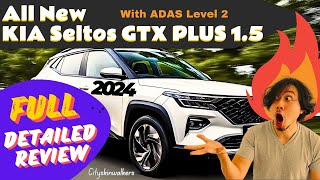 KIA Seltos GTX Plus 15 Turbo 🔥😱  Full Detailed Review  LIVE Driving  ADAS Level 2 kiaseltos [upl. by Jonas710]